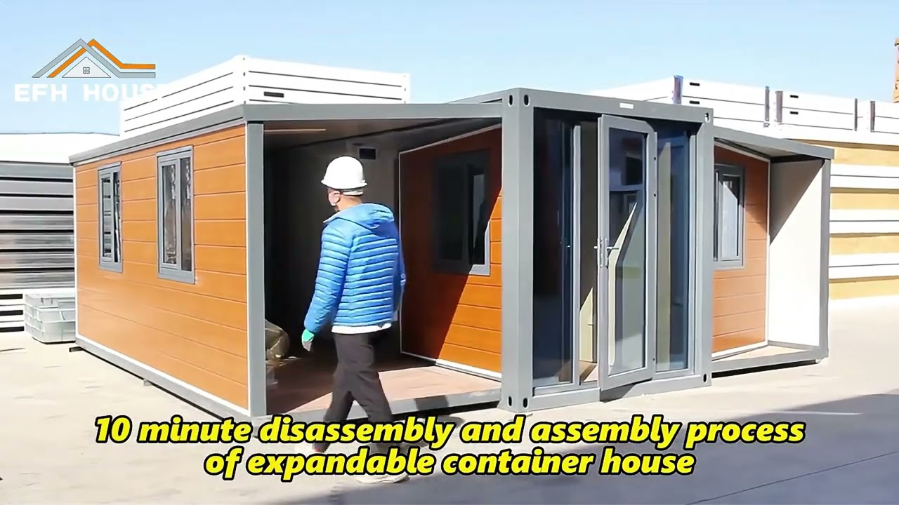 Expandable container house,Quike installation #expandablecontainerhouse
